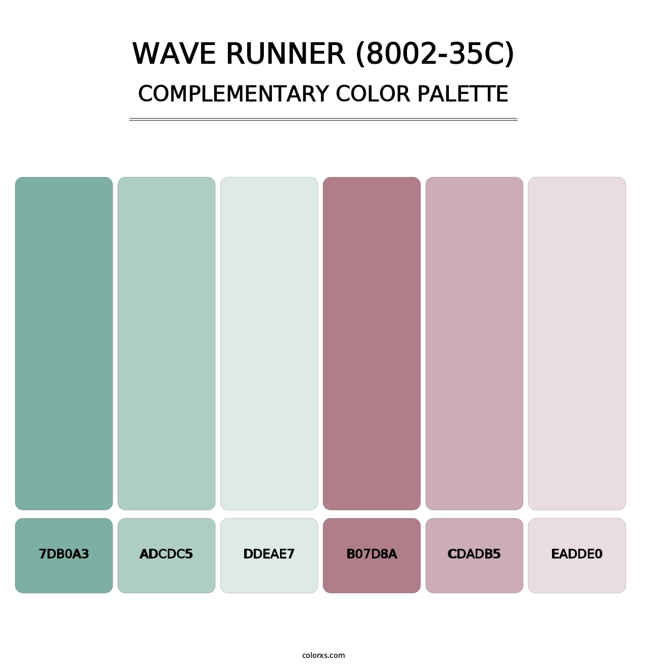 Wave Runner (8002-35C) - Complementary Color Palette