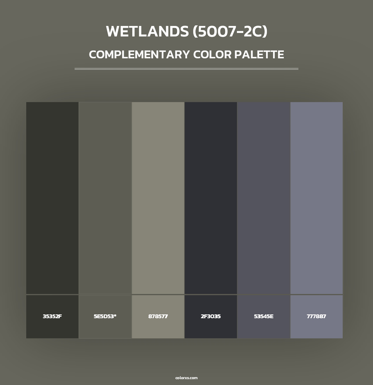 Wetlands (5007-2C) - Complementary Color Palette