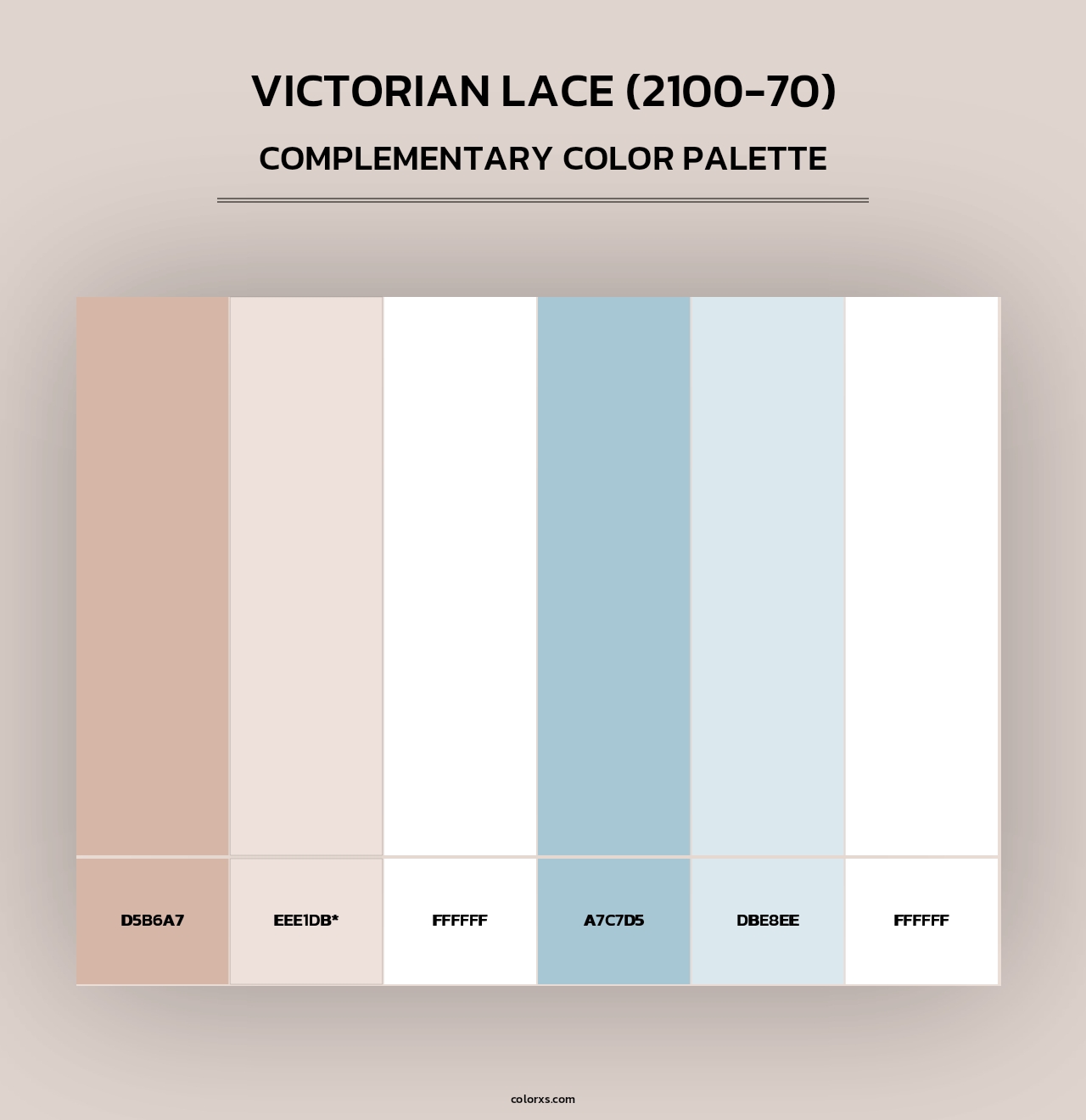 Victorian Lace (2100-70) - Complementary Color Palette