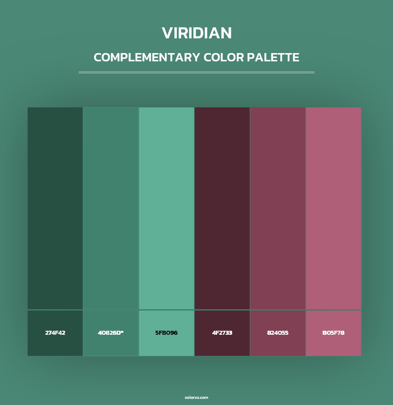 Viridian - Complementary Color Palette