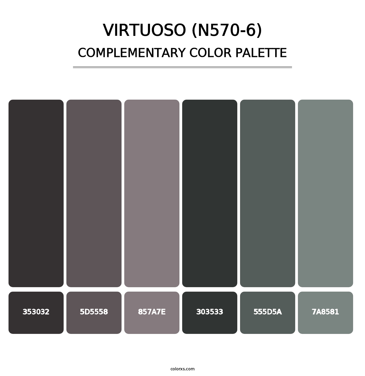 Virtuoso (N570-6) - Complementary Color Palette