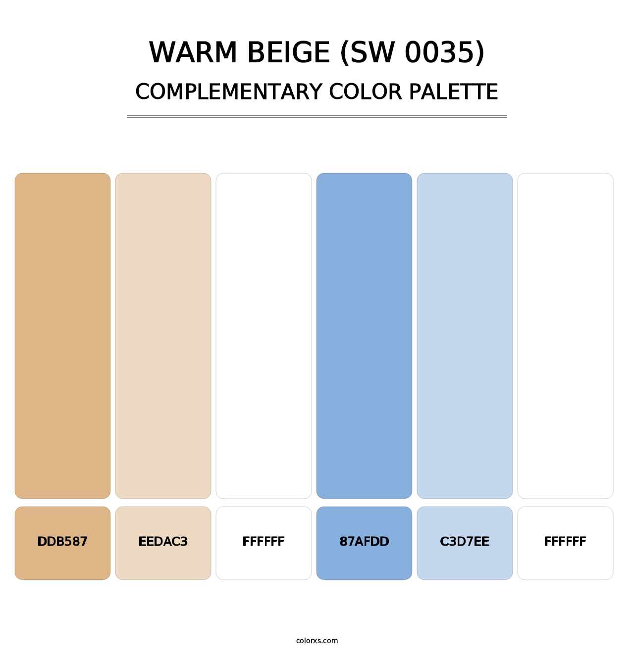 Warm Beige (SW 0035) - Complementary Color Palette
