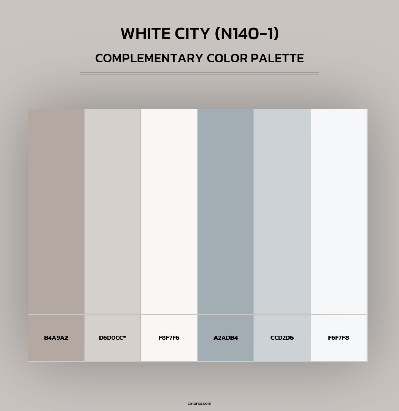 White City (N140-1) - Complementary Color Palette