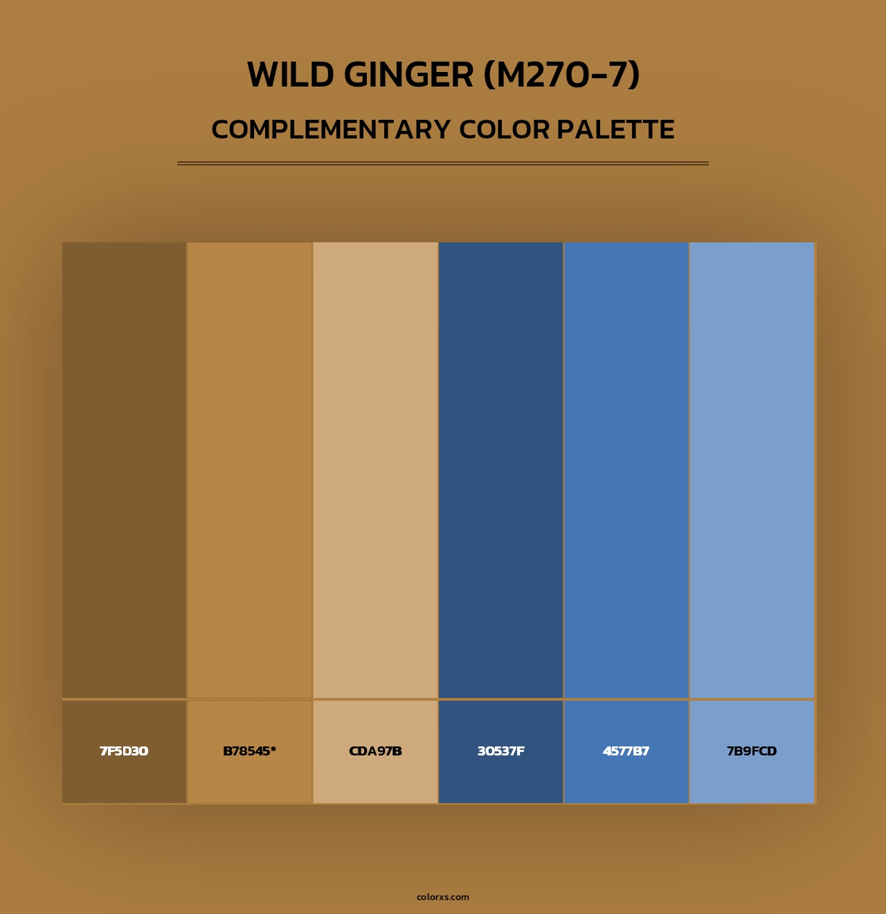 Wild Ginger (M270-7) - Complementary Color Palette