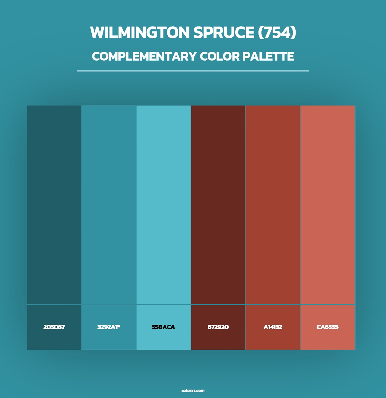 Wilmington Spruce (754) - Complementary Color Palette