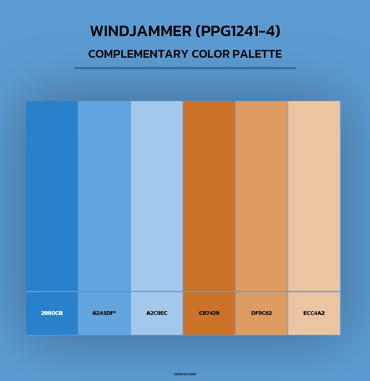 Windjammer (PPG1241-4) - Complementary Color Palette