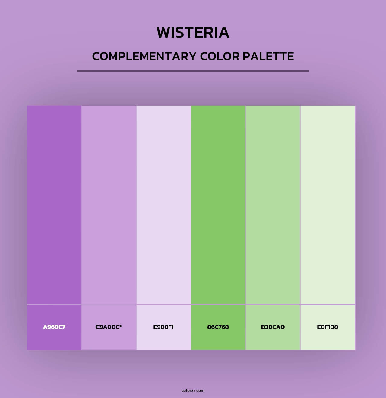 Wisteria - Complementary Color Palette