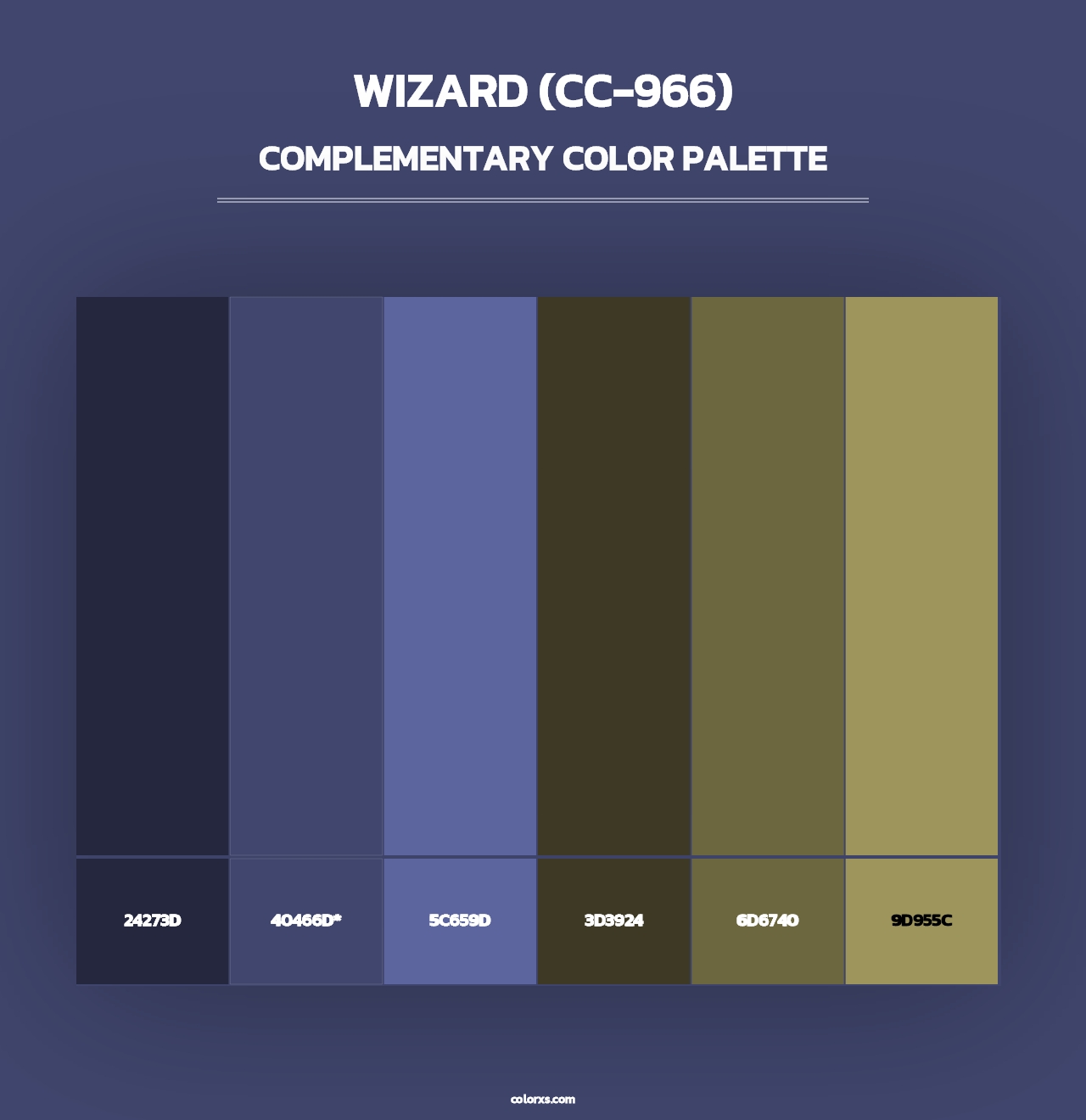 Wizard (CC-966) - Complementary Color Palette