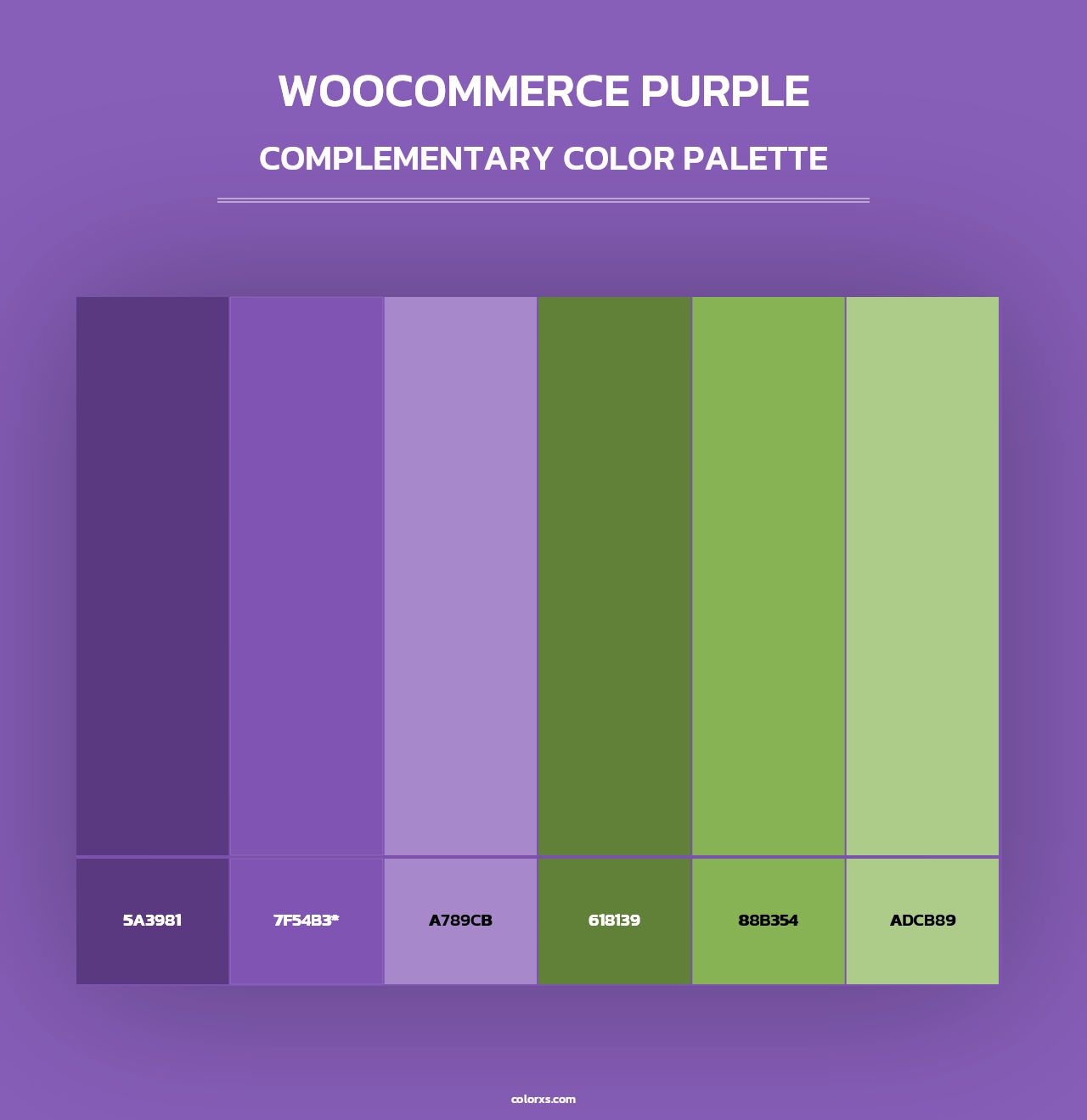 WooCommerce Purple - Complementary Color Palette