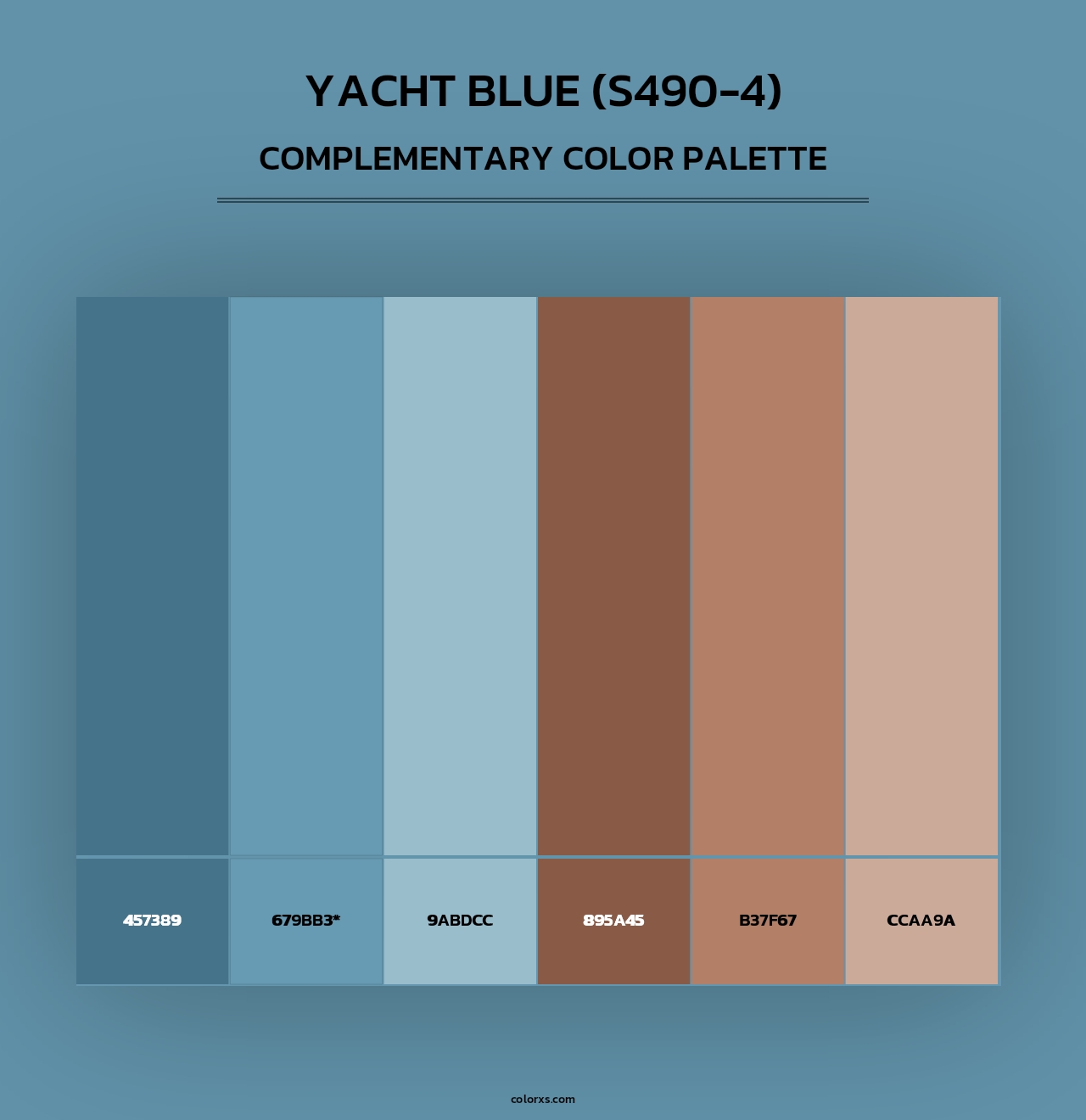 Yacht Blue (S490-4) - Complementary Color Palette