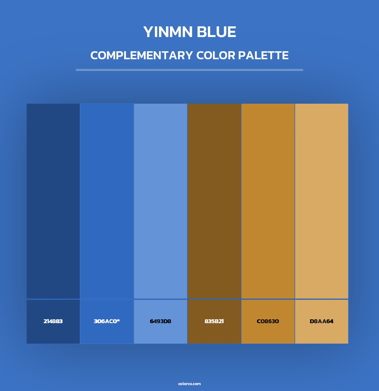YInMn Blue - Complementary Color Palette