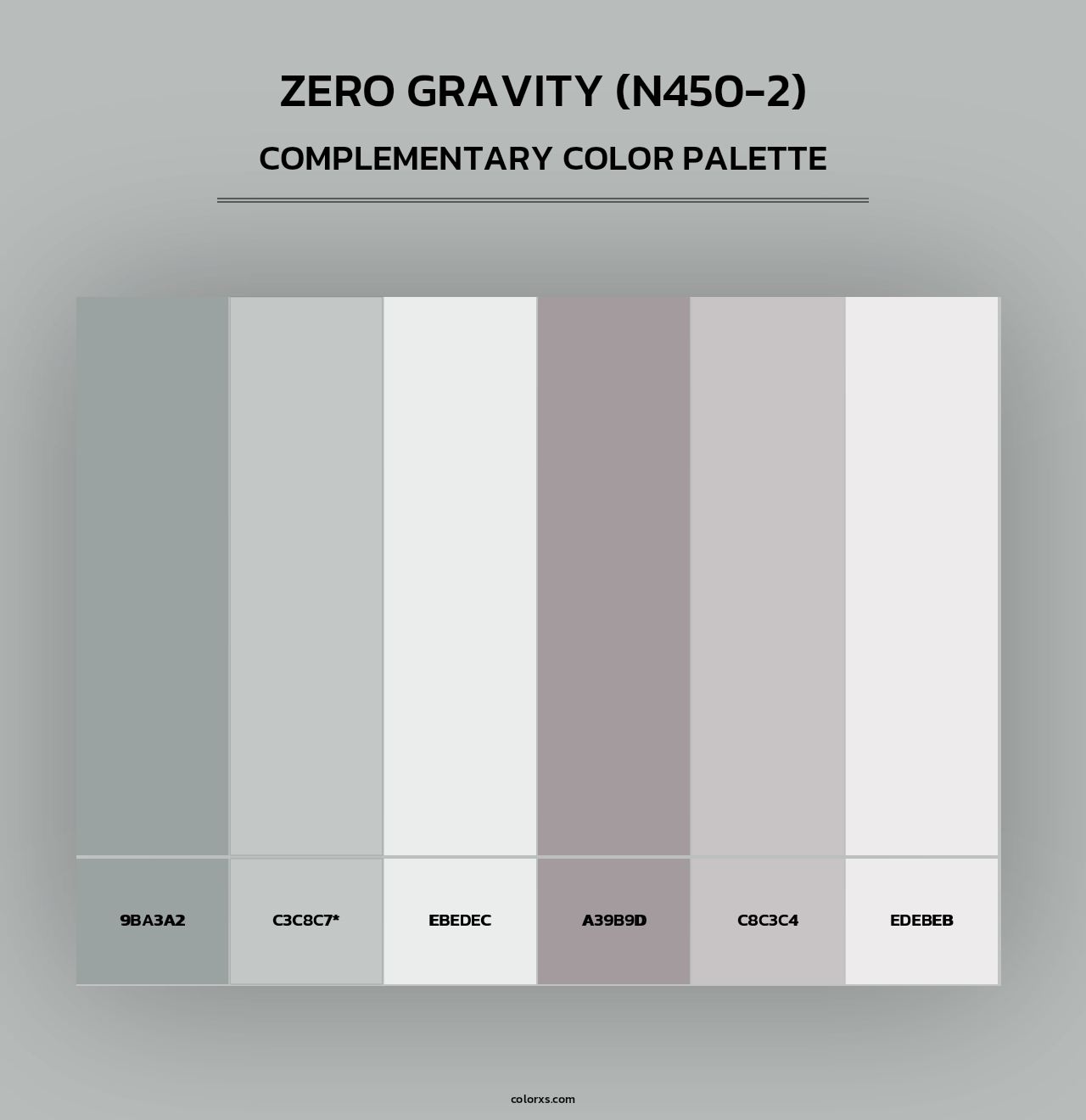Zero Gravity (N450-2) - Complementary Color Palette