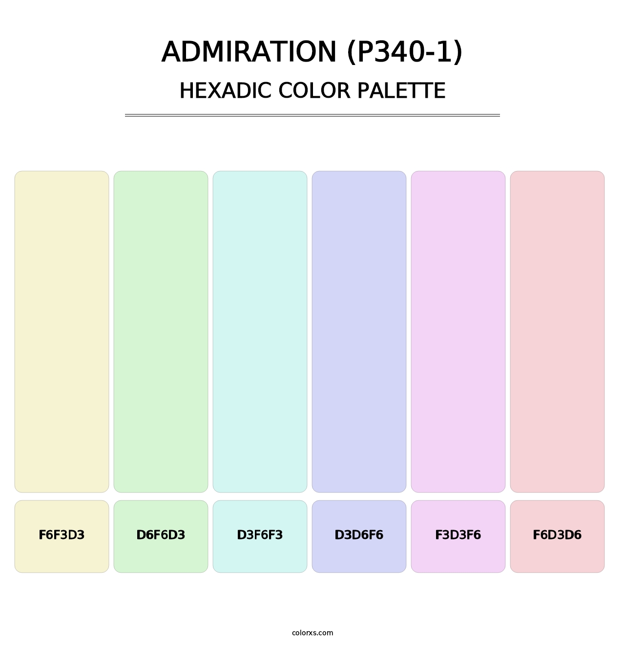 Admiration (P340-1) - Hexadic Color Palette