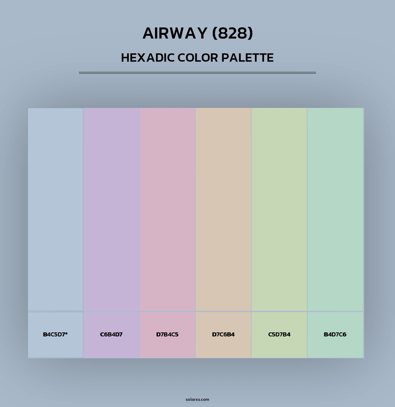 Airway (828) - Hexadic Color Palette