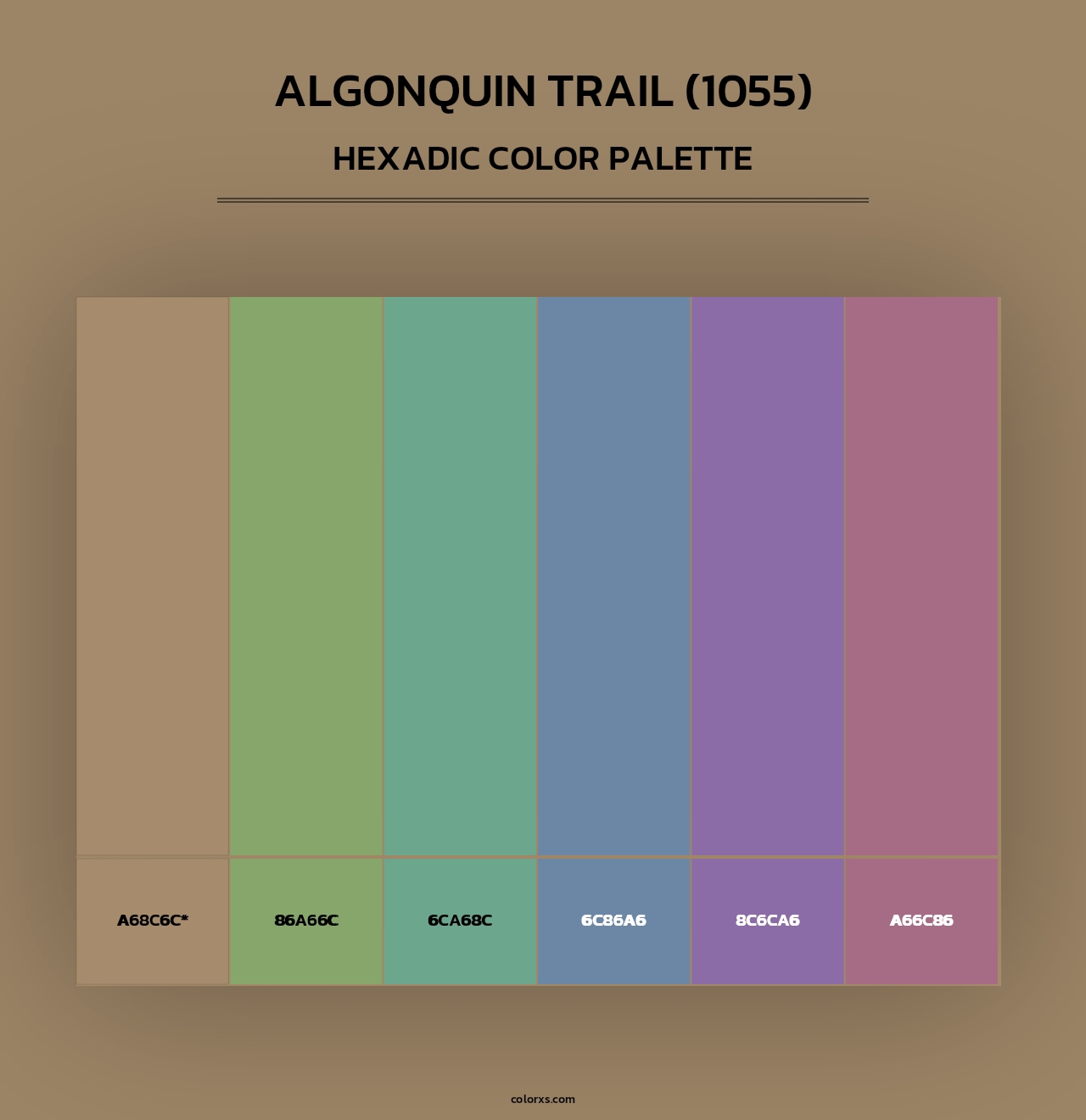 Algonquin Trail (1055) - Hexadic Color Palette