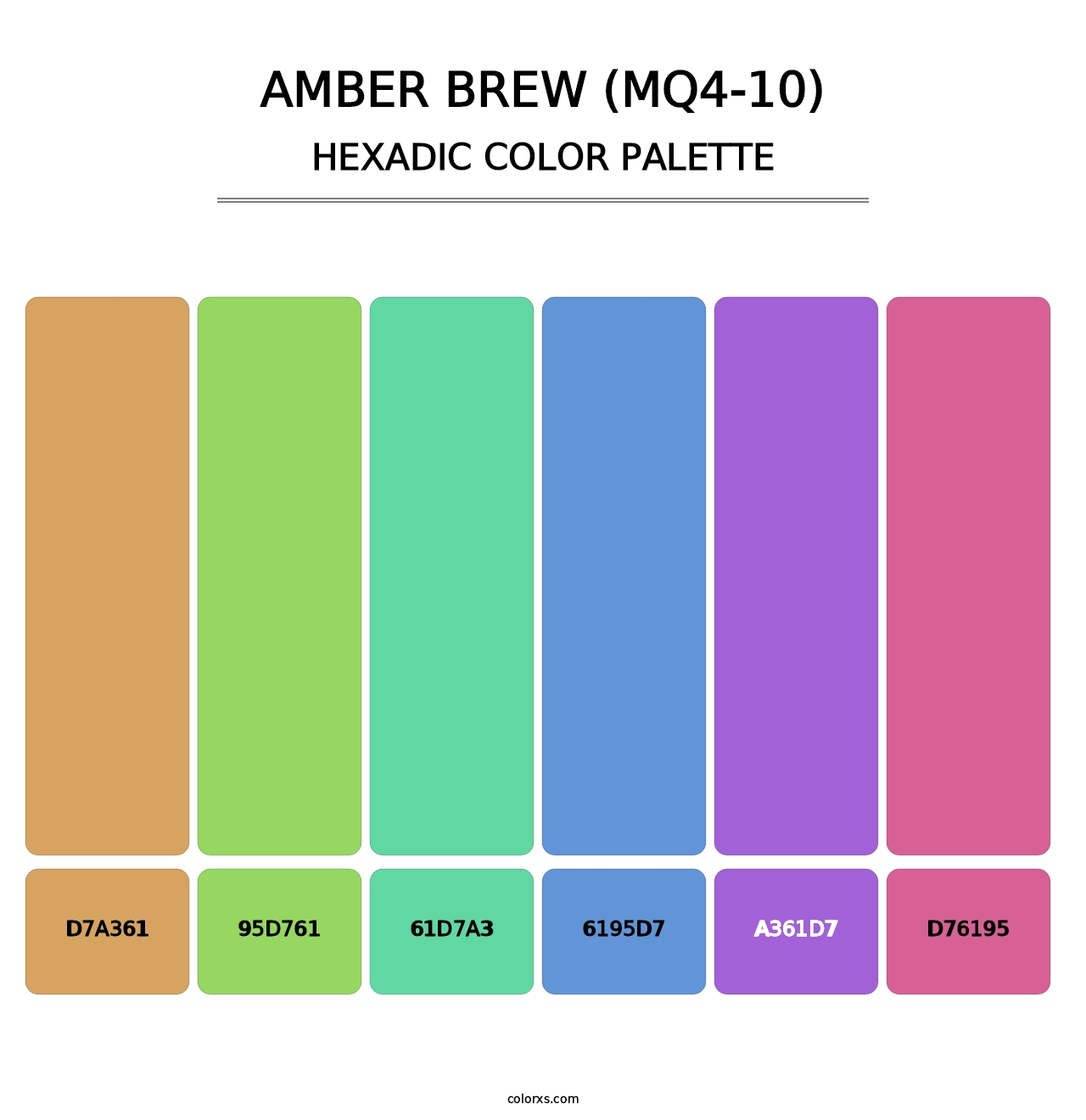 Amber Brew (MQ4-10) - Hexadic Color Palette