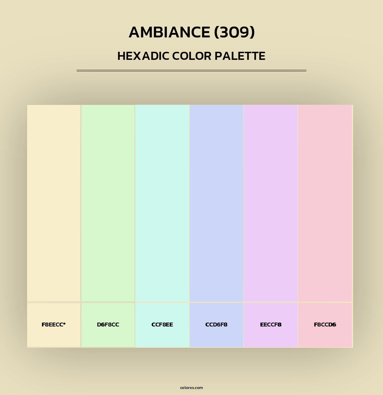 Ambiance (309) - Hexadic Color Palette