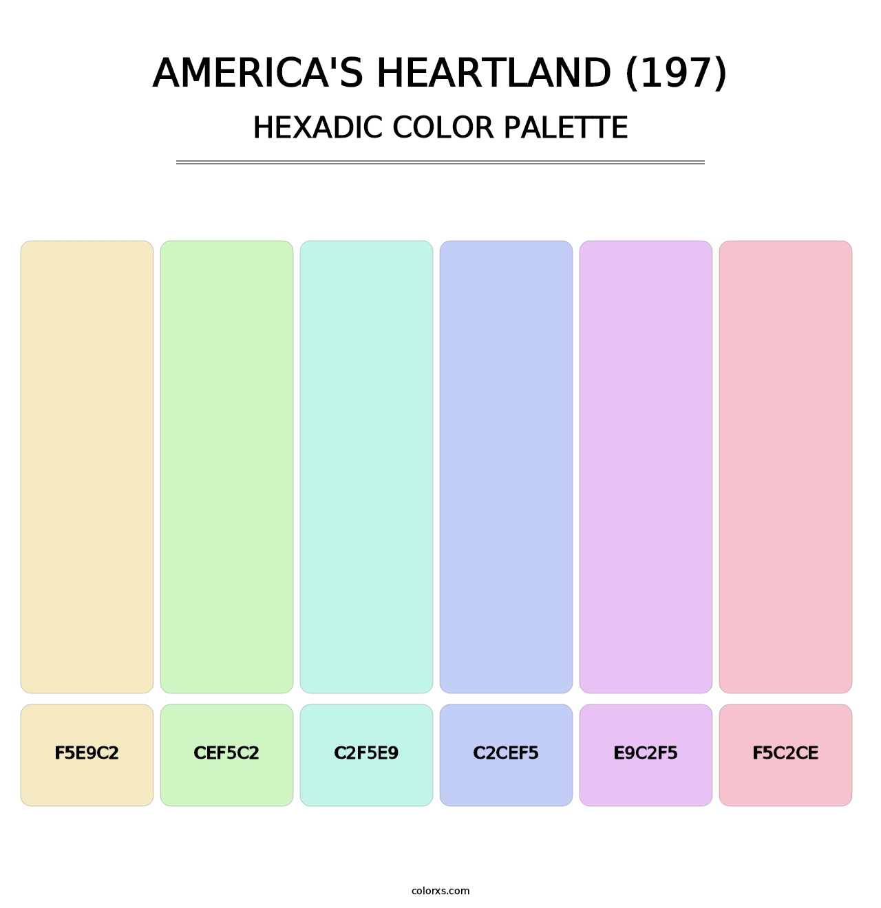 America's Heartland (197) - Hexadic Color Palette