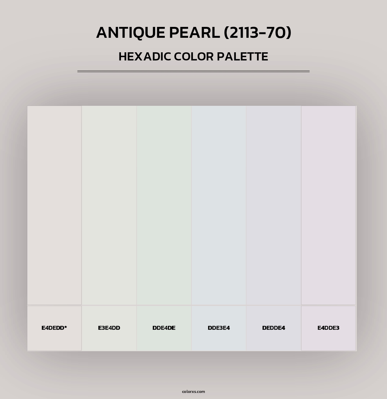 Antique Pearl (2113-70) - Hexadic Color Palette