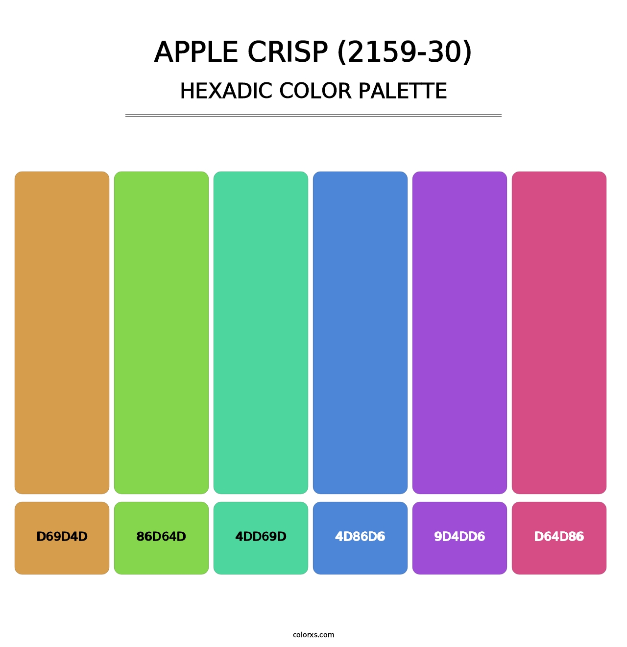 Apple Crisp (2159-30) - Hexadic Color Palette