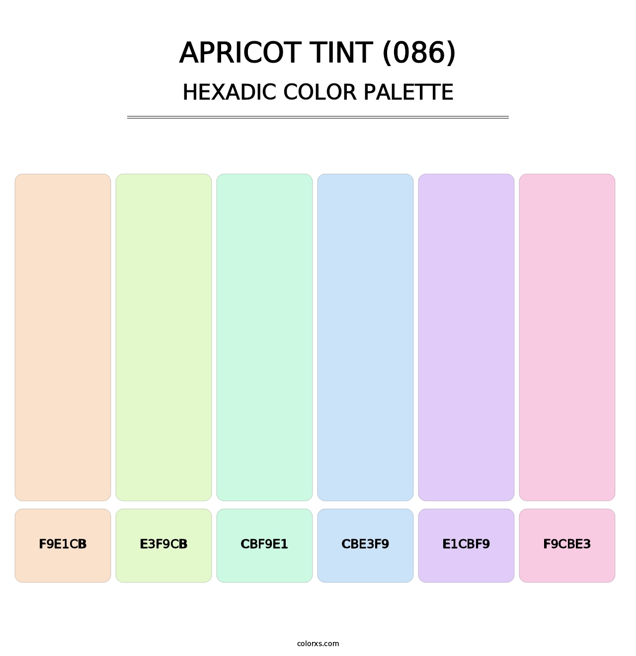 Apricot Tint (086) - Hexadic Color Palette