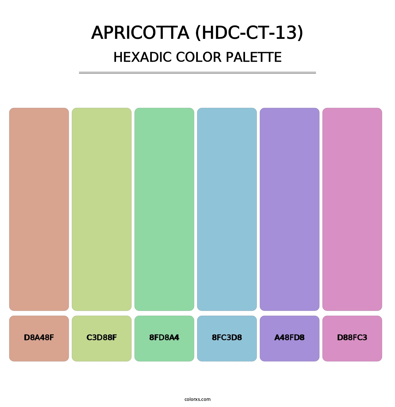 Apricotta (HDC-CT-13) - Hexadic Color Palette