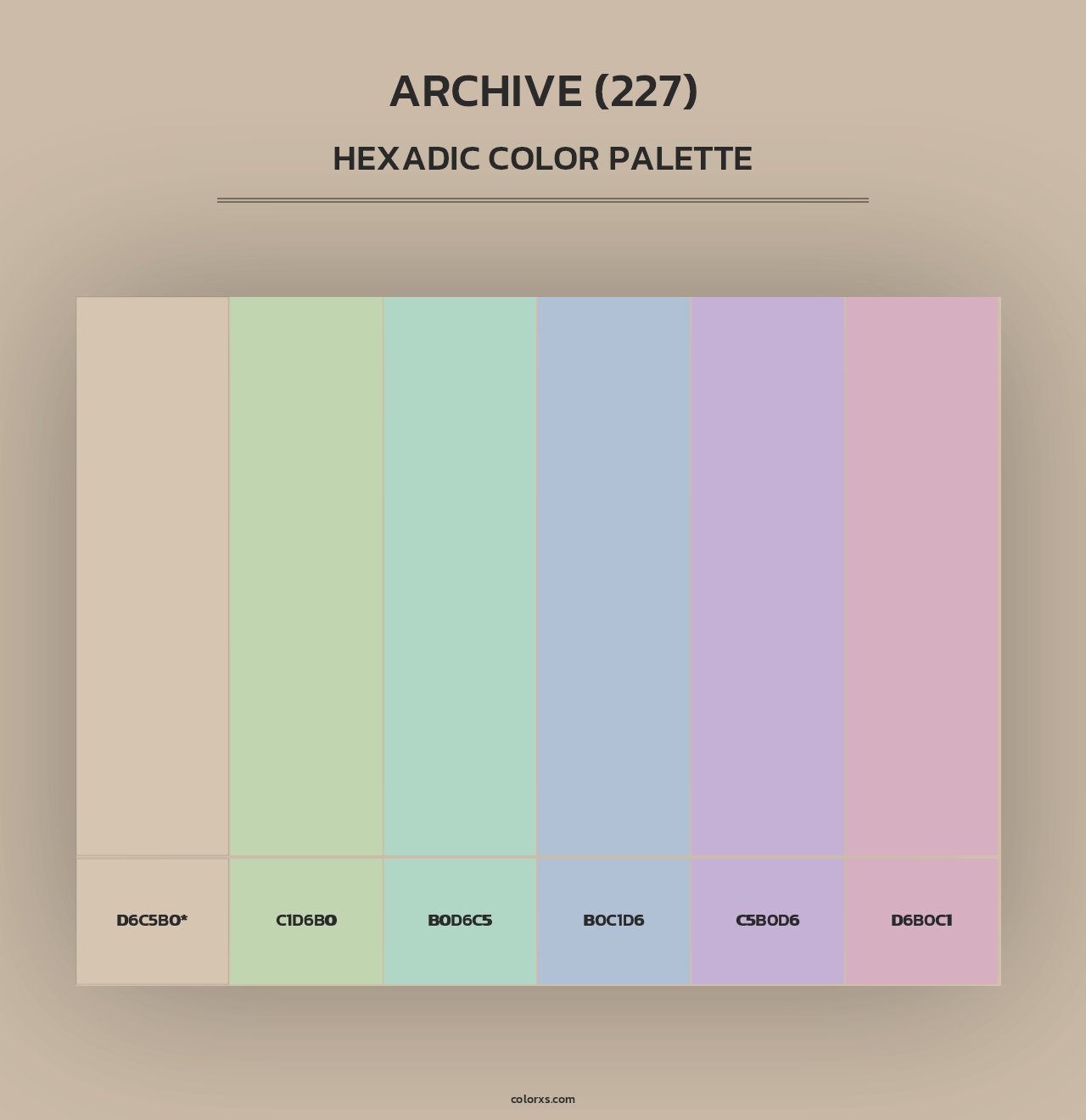 Archive (227) - Hexadic Color Palette