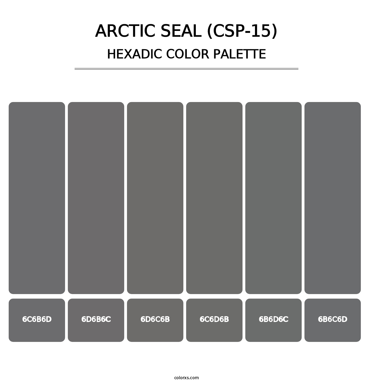 Arctic Seal (CSP-15) - Hexadic Color Palette
