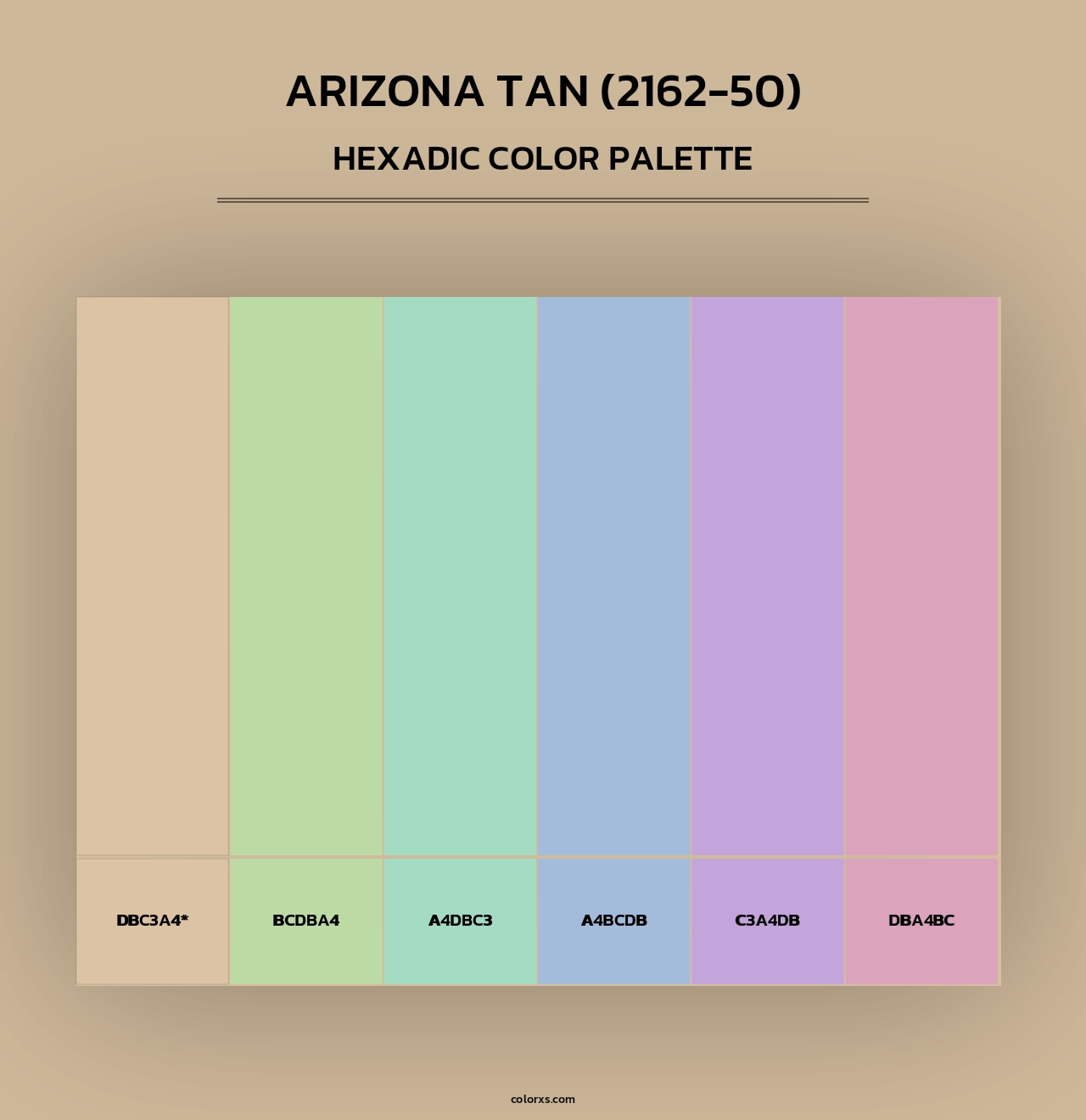 Arizona Tan (2162-50) - Hexadic Color Palette