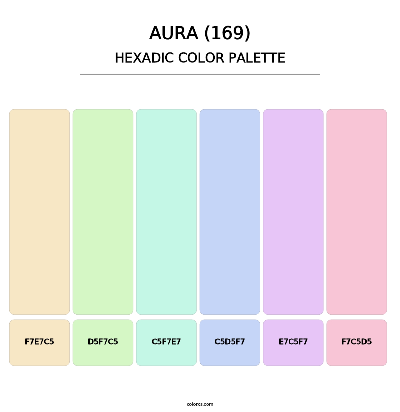 Aura (169) - Hexadic Color Palette
