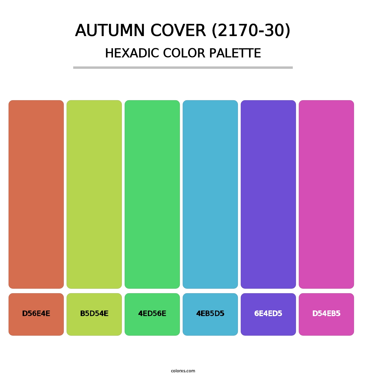 Autumn Cover (2170-30) - Hexadic Color Palette