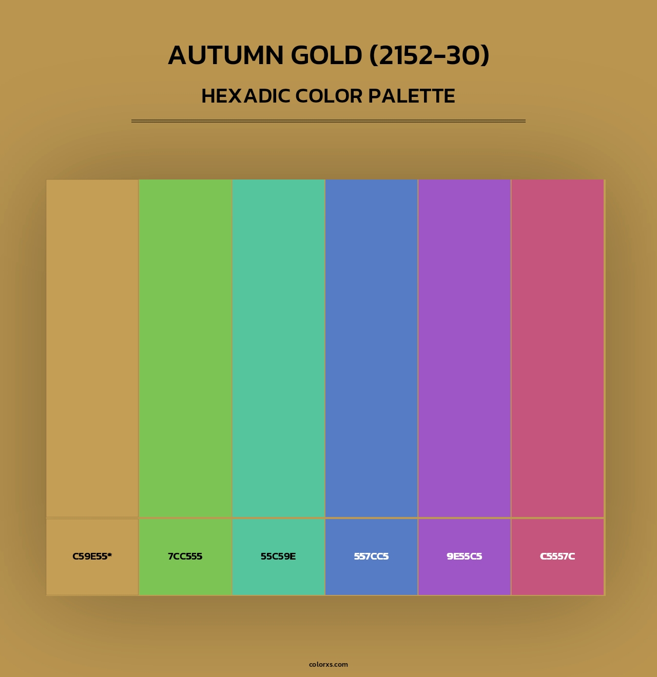 Autumn Gold (2152-30) - Hexadic Color Palette