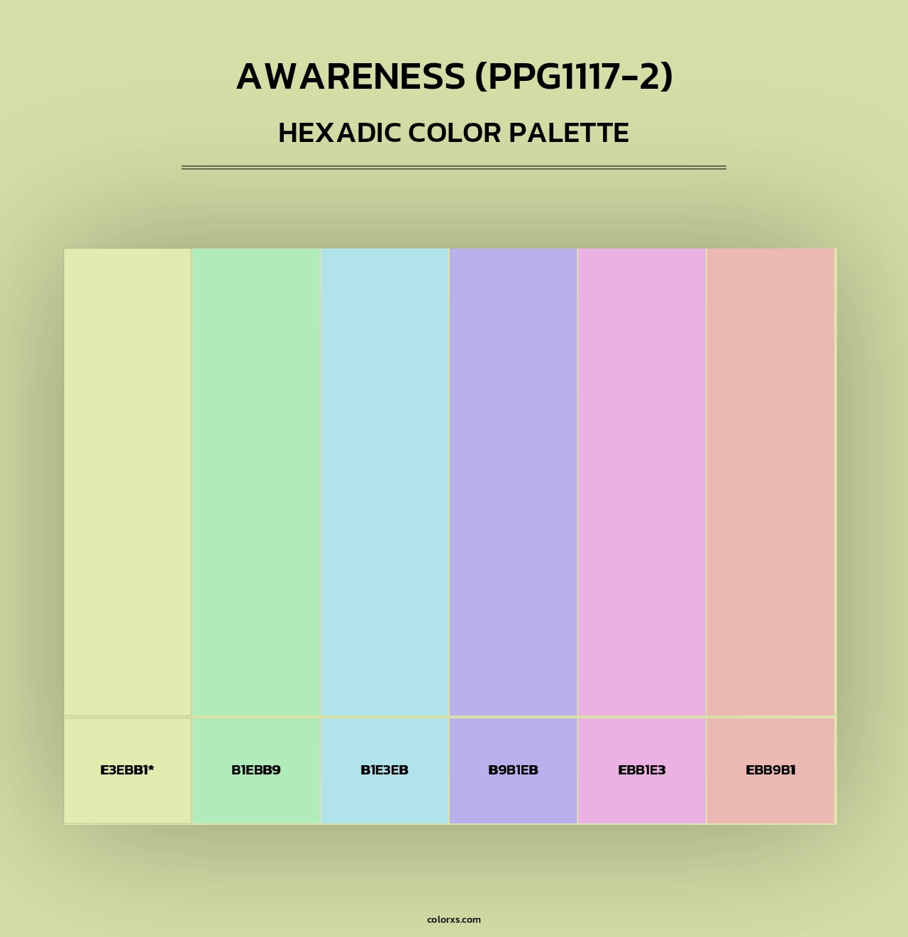 Awareness (PPG1117-2) - Hexadic Color Palette