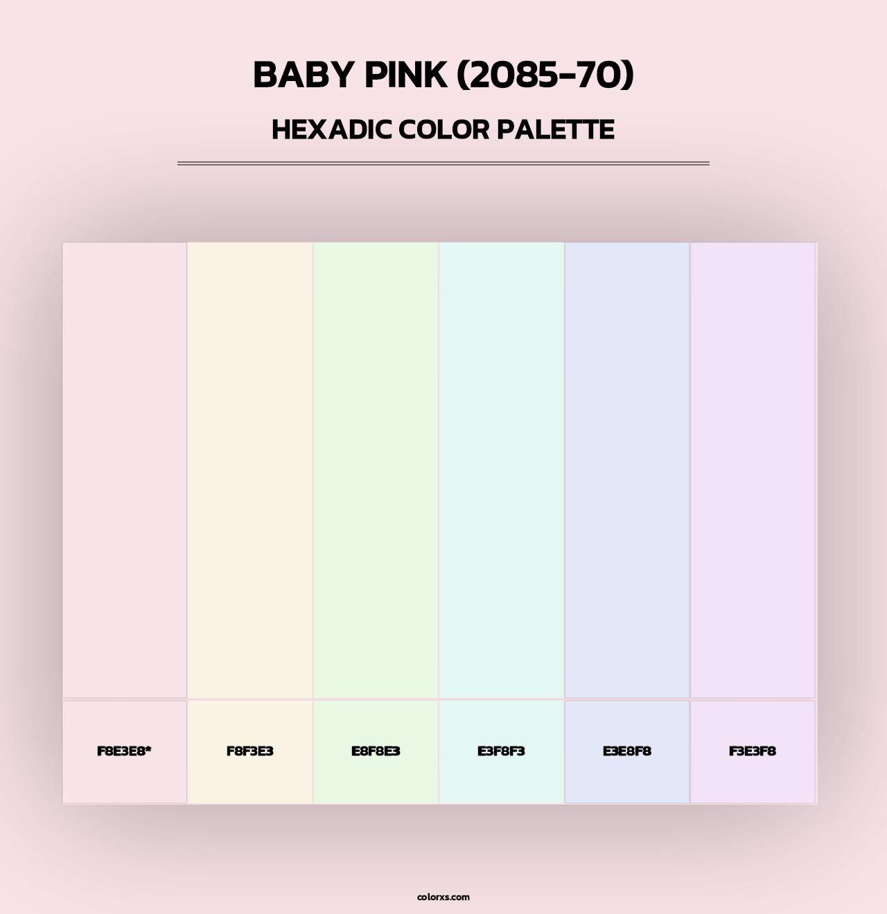 Baby Pink (2085-70) - Hexadic Color Palette