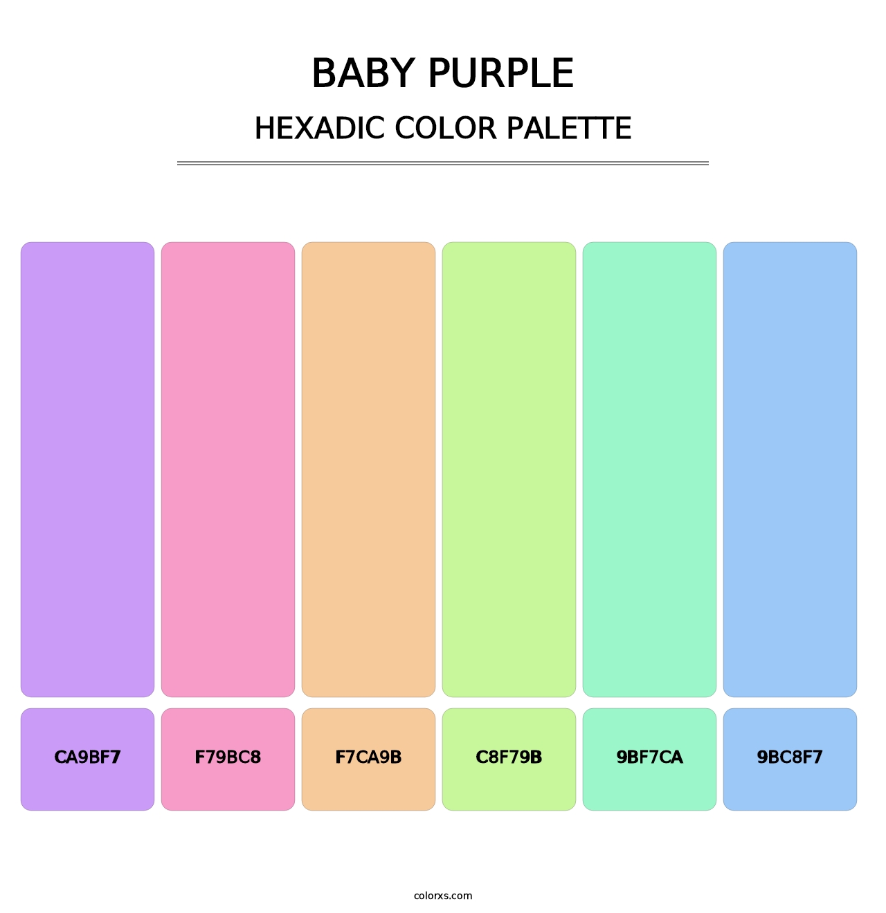 Baby Purple - Hexadic Color Palette
