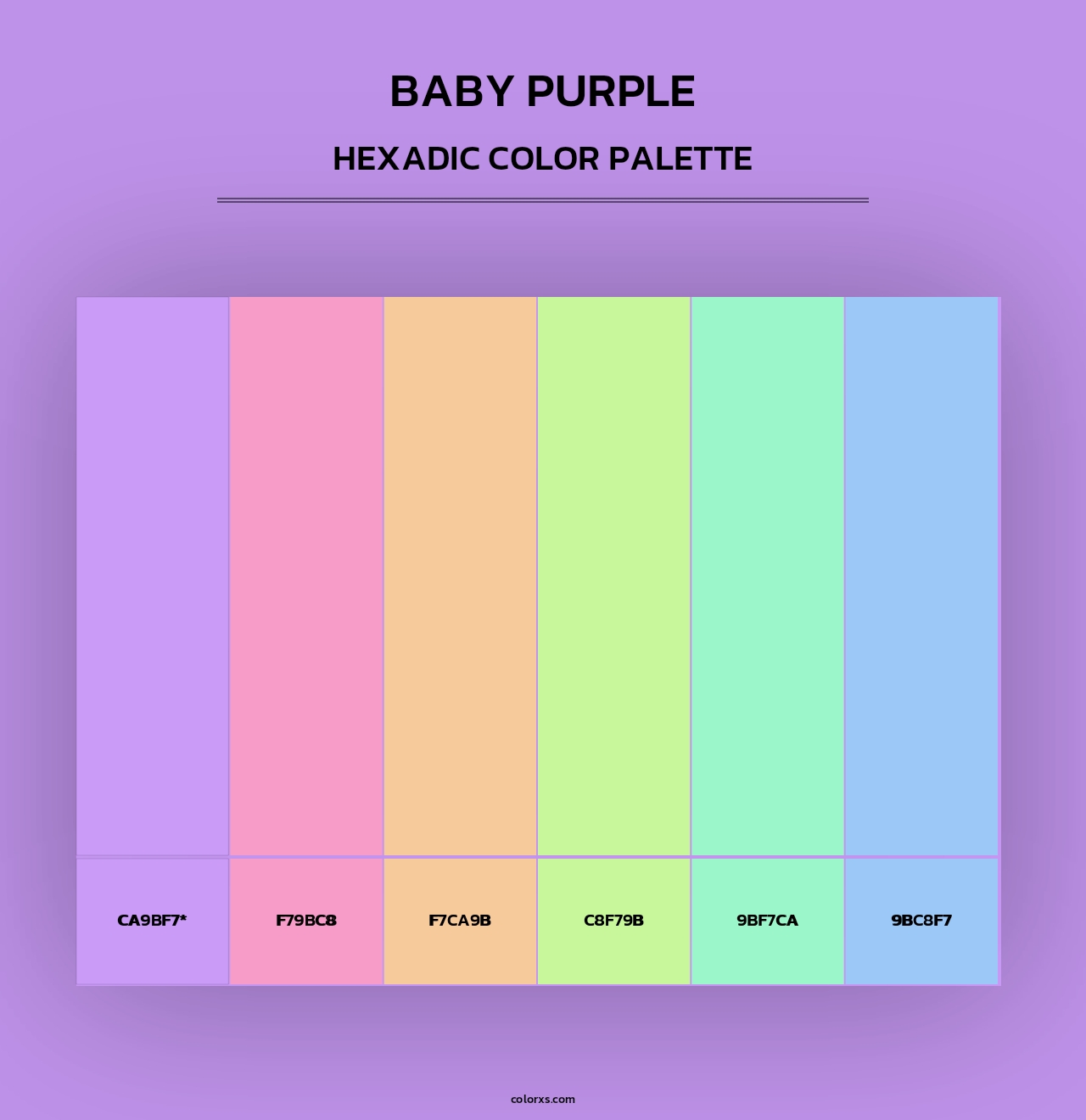 Baby Purple - Hexadic Color Palette