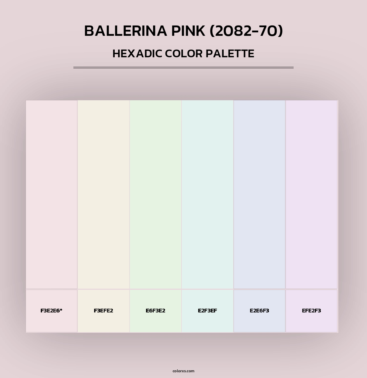 Ballerina Pink (2082-70) - Hexadic Color Palette