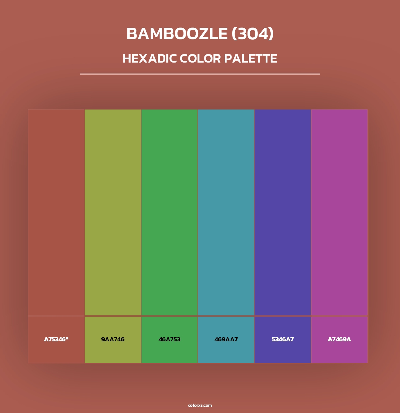 Bamboozle (304) - Hexadic Color Palette