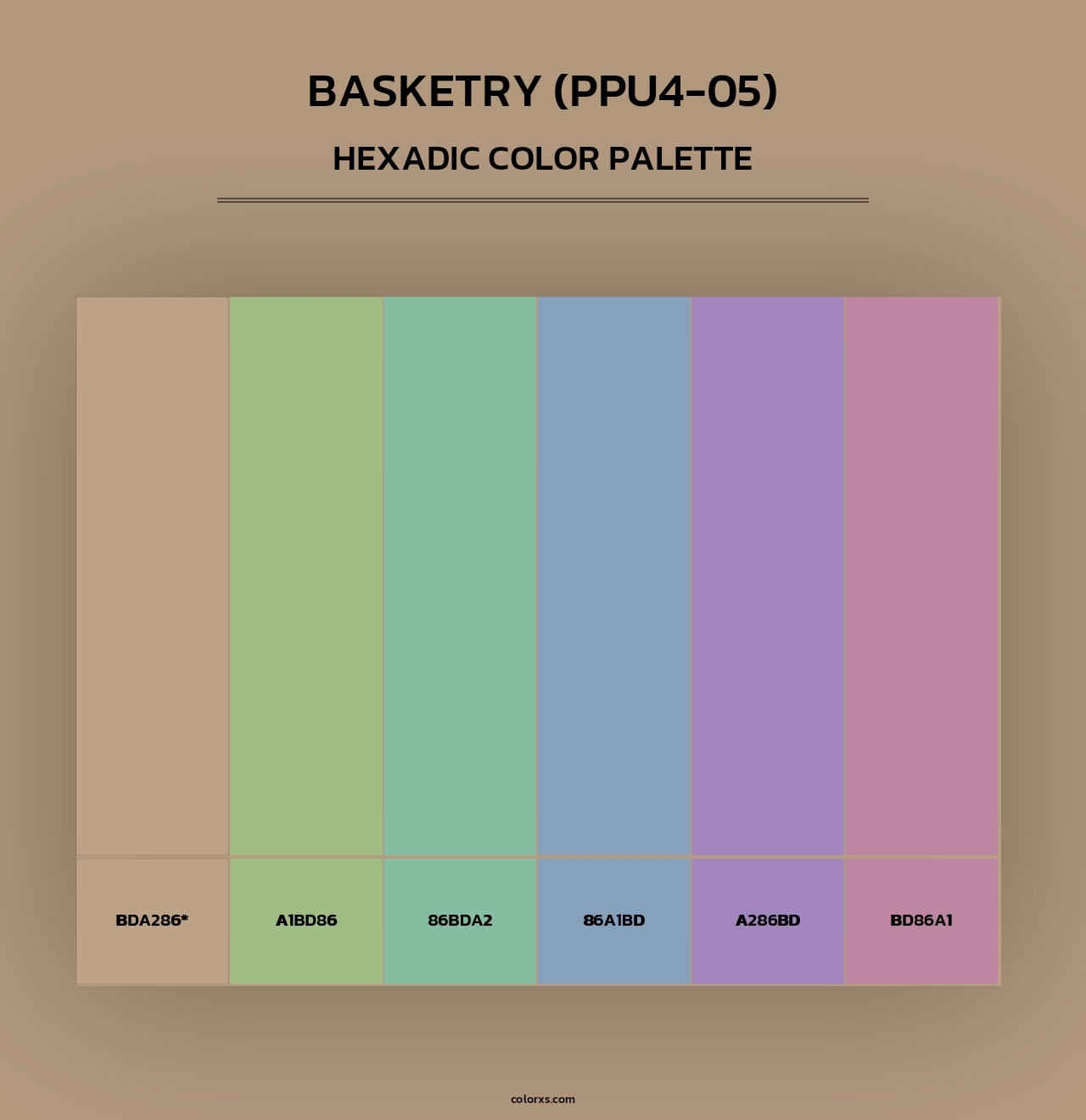 Basketry (PPU4-05) - Hexadic Color Palette