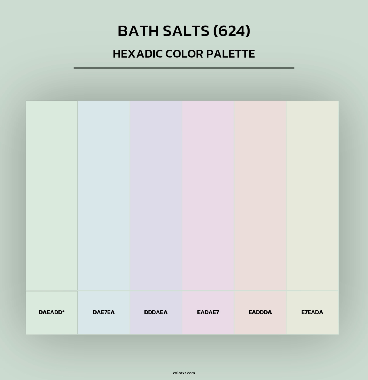 Bath Salts (624) - Hexadic Color Palette