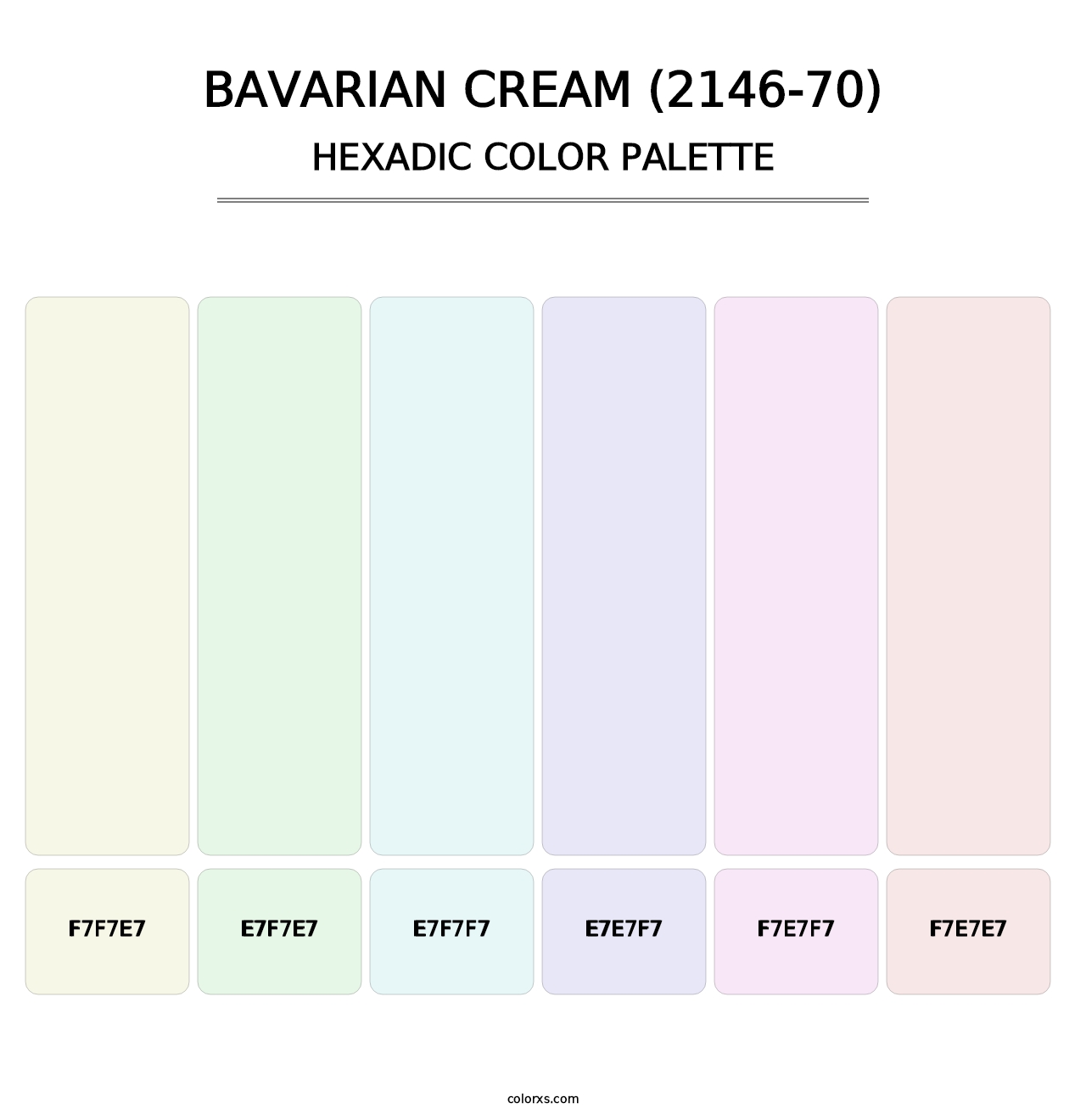 Bavarian Cream (2146-70) - Hexadic Color Palette