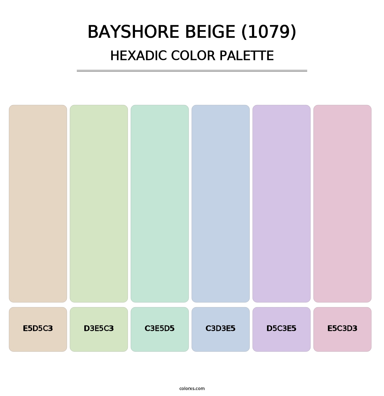 Bayshore Beige (1079) - Hexadic Color Palette