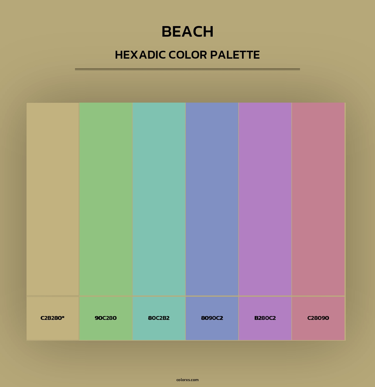 Beach - Hexadic Color Palette