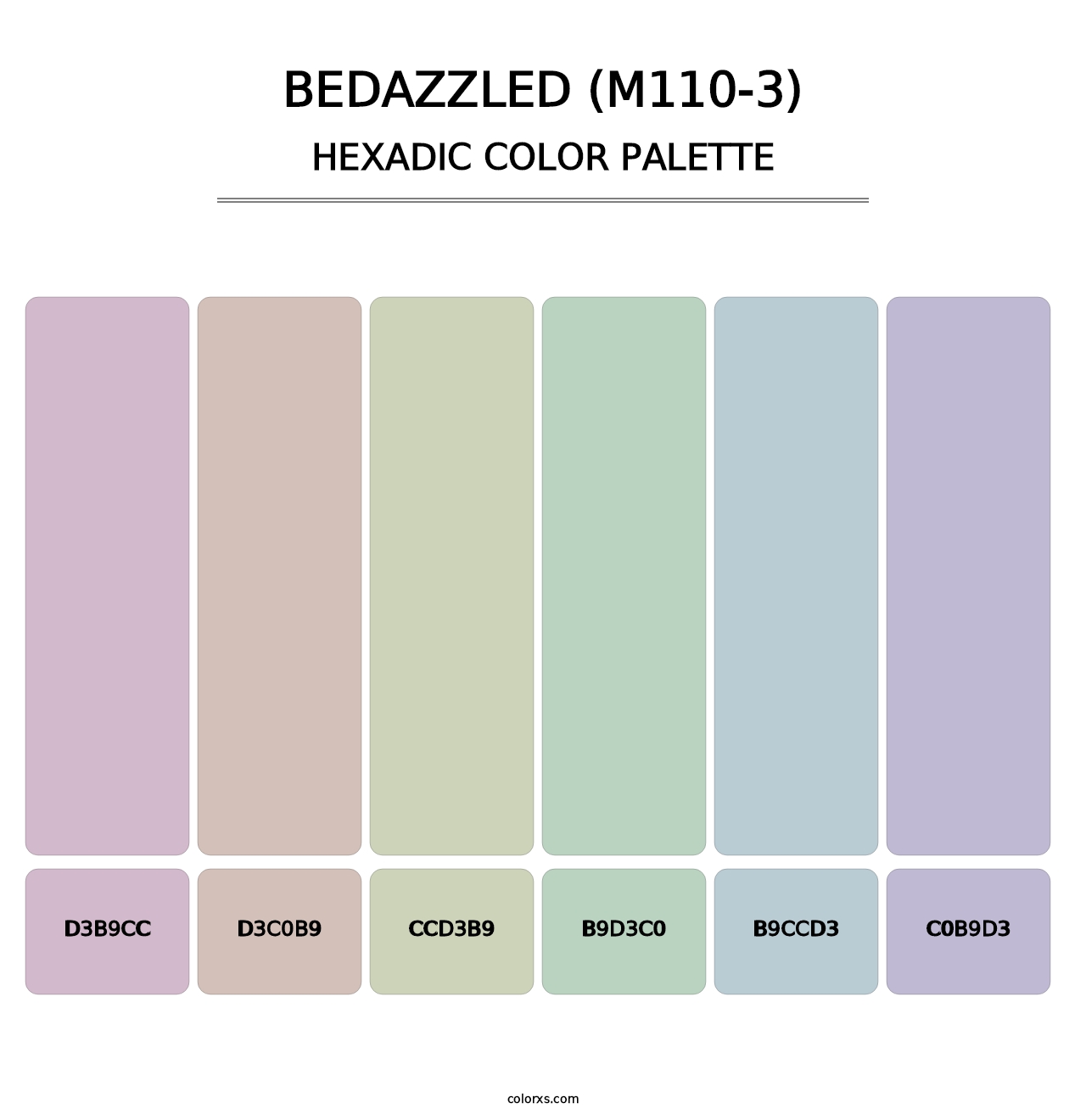 Bedazzled (M110-3) - Hexadic Color Palette