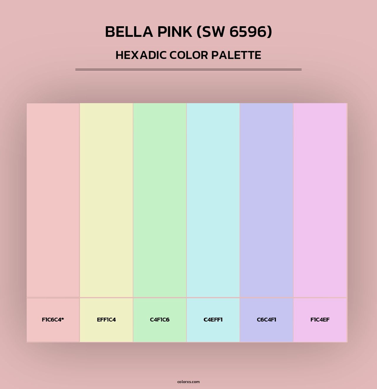 Bella Pink (SW 6596) - Hexadic Color Palette