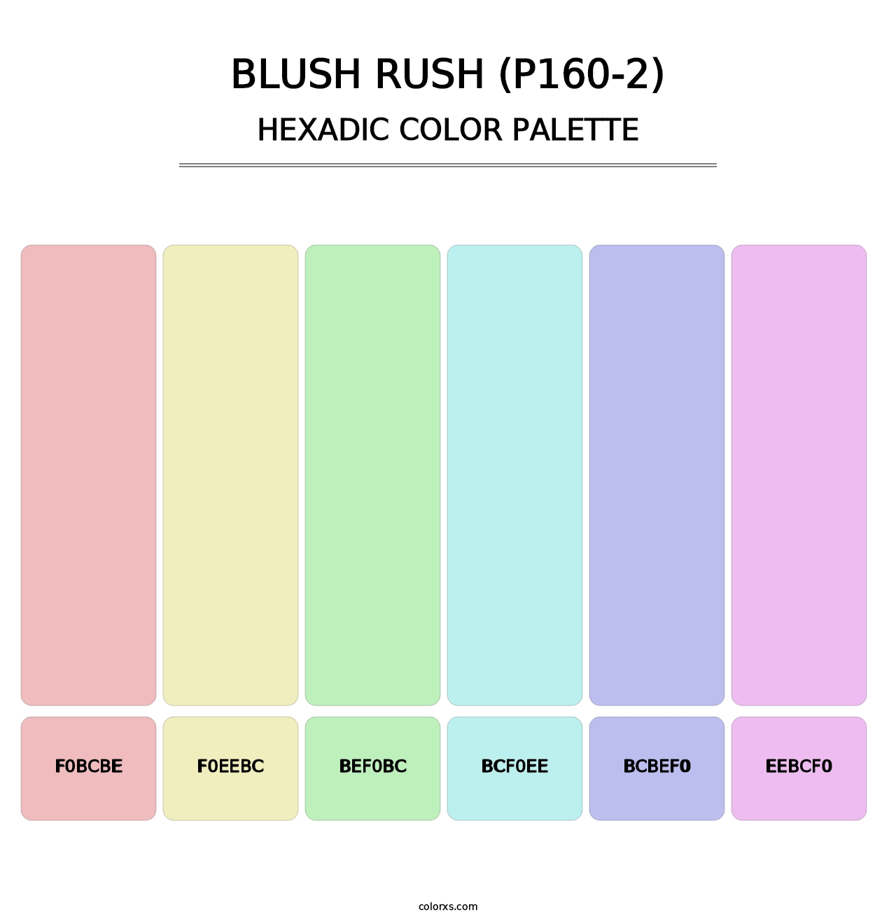 Blush Rush (P160-2) - Hexadic Color Palette