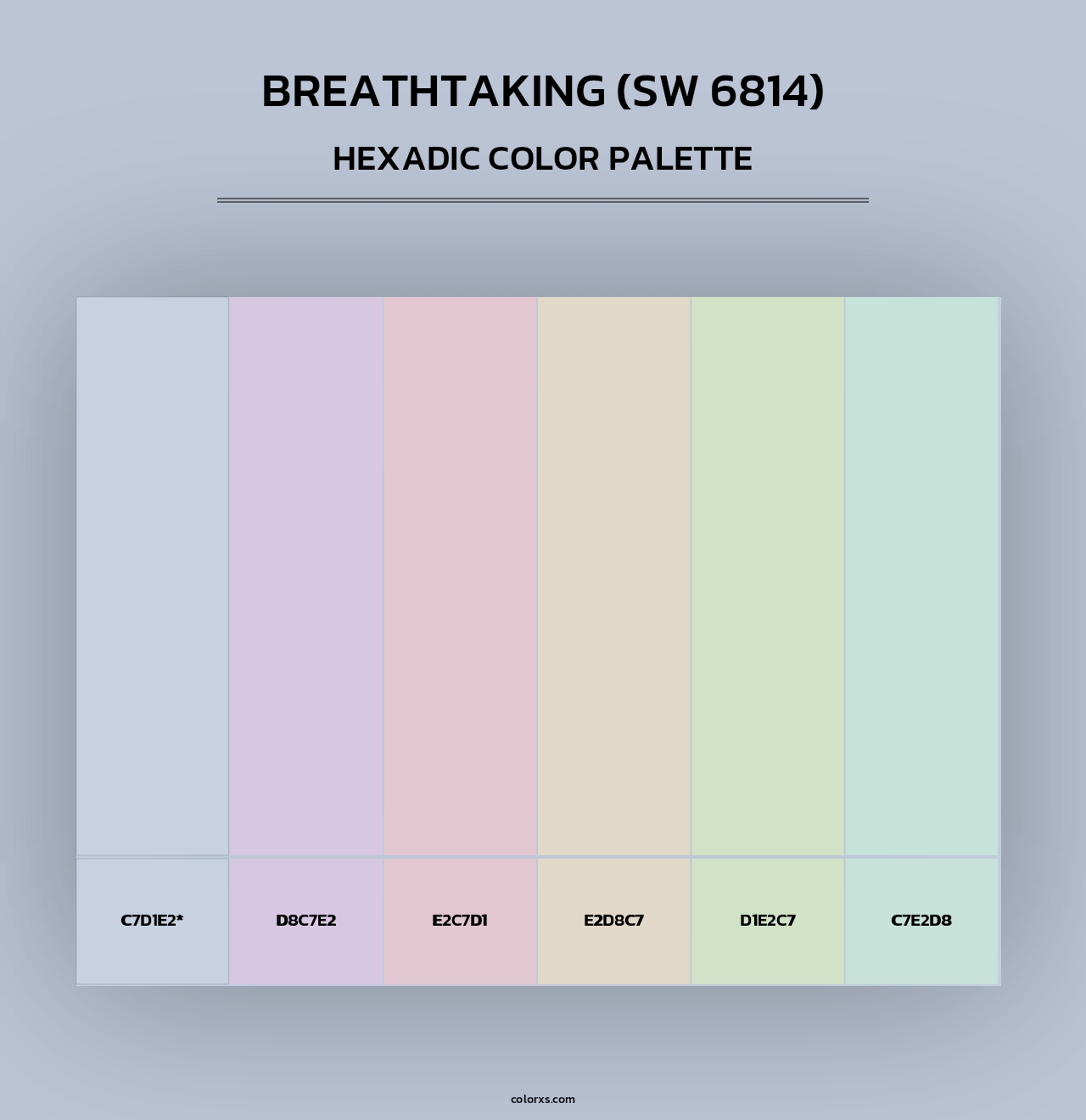 Breathtaking (SW 6814) - Hexadic Color Palette