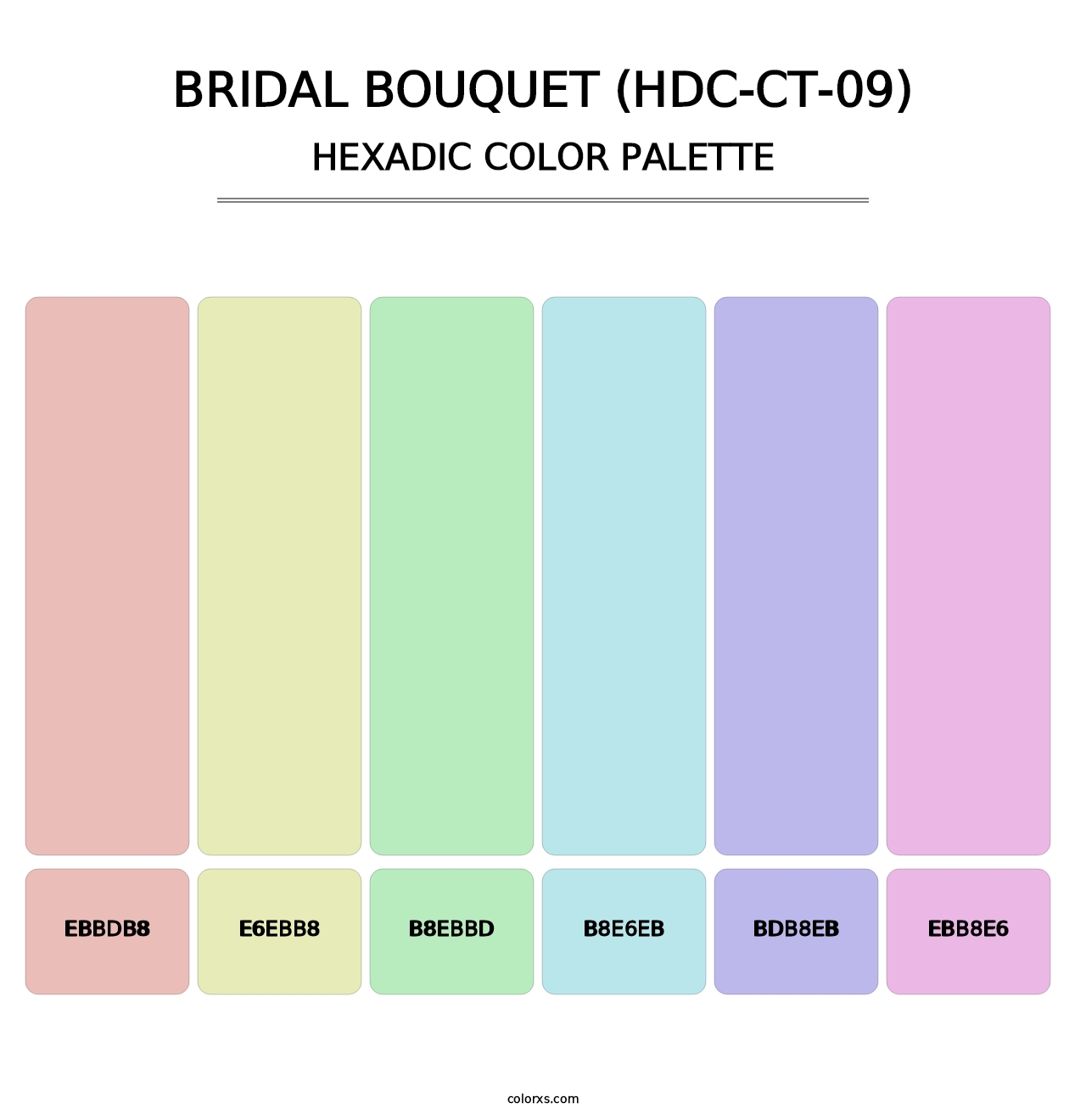 Bridal Bouquet (HDC-CT-09) - Hexadic Color Palette