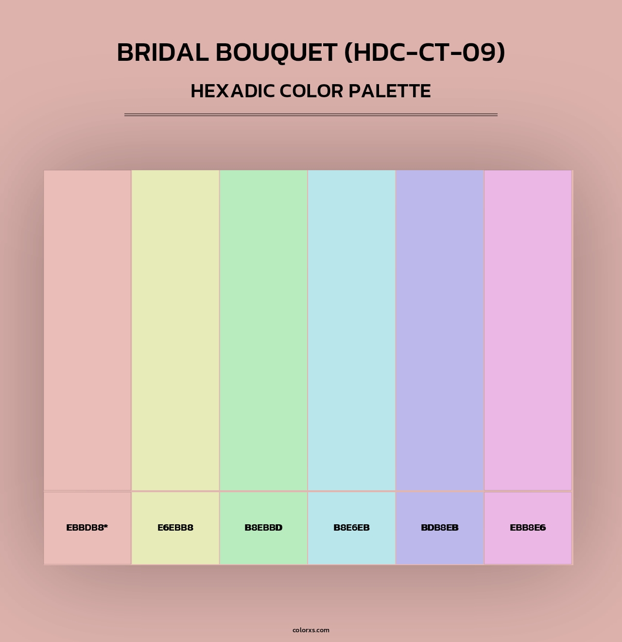 Bridal Bouquet (HDC-CT-09) - Hexadic Color Palette