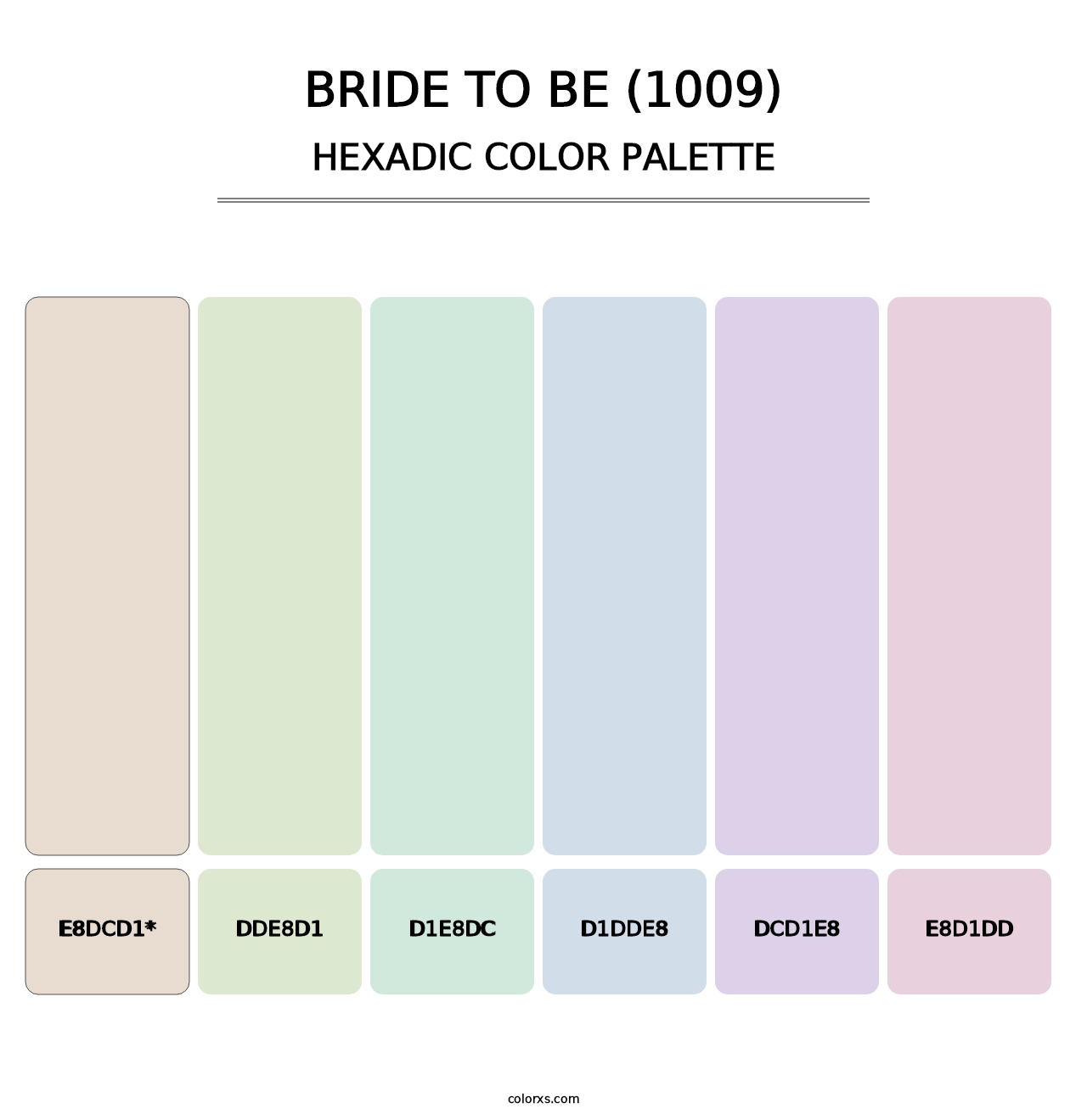 Bride To Be (1009) - Hexadic Color Palette